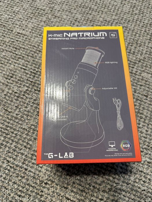 Microfon Gaming Natrium G-Lab RGB Sigilat