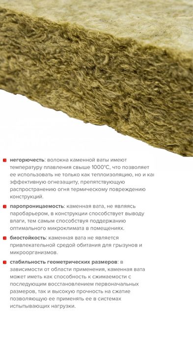 Базальтовая вата мин вата