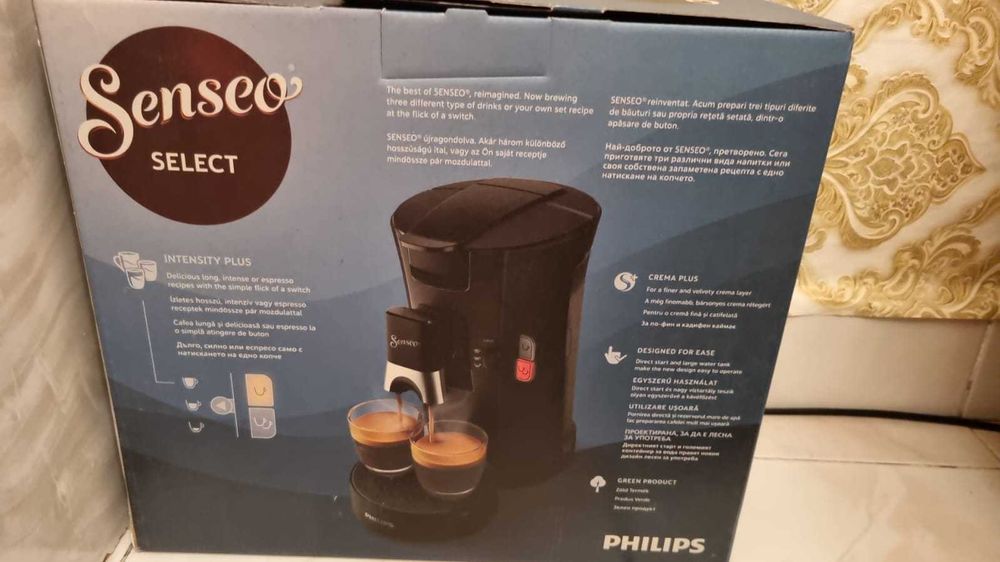 Кафе машина сенсео чисто ново