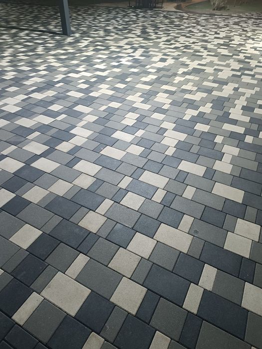 Укладка брусчатка бардюры