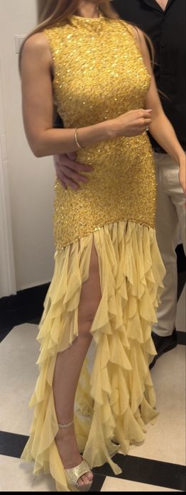 Vând Rochie de Seară Statement – Yellow Glam