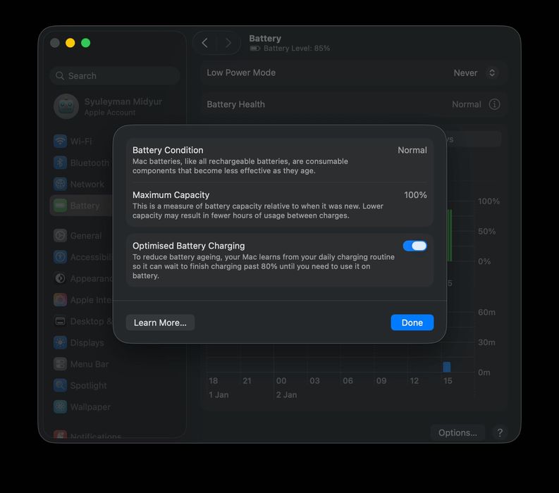 MacBook Pro 14" M3 Pro 36GB/512GB 100% Battery Space Black