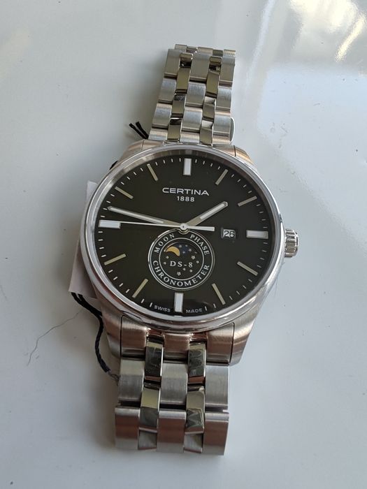 Ceas Certina DS 8 Chronometer Moon Phase 40,5 mm Quartz Nou!
