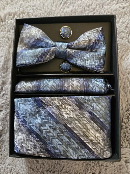Комплект вратовръзка и папийонка /Мъжки комплект