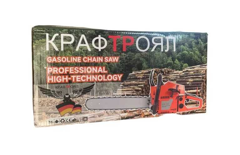 Бензинова Резачка за Дърва KraftRoyal с 40см Шина, 4.5 kW, 68куб.