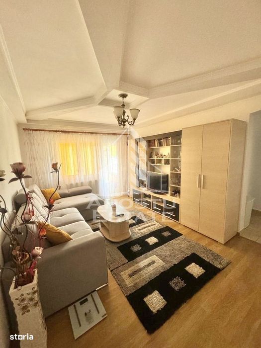 Apartament cu 3 camere complet mobilat si utilat in Girocului.