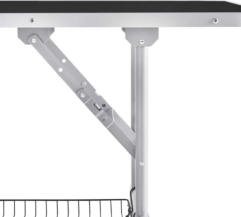 Masa tuns caini pliabila 118x60x177 cm reglabila |S 612557 Black