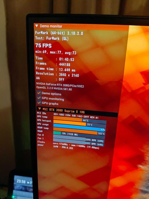 Видеокарта MSI SUPREME RTX 3080 10G
