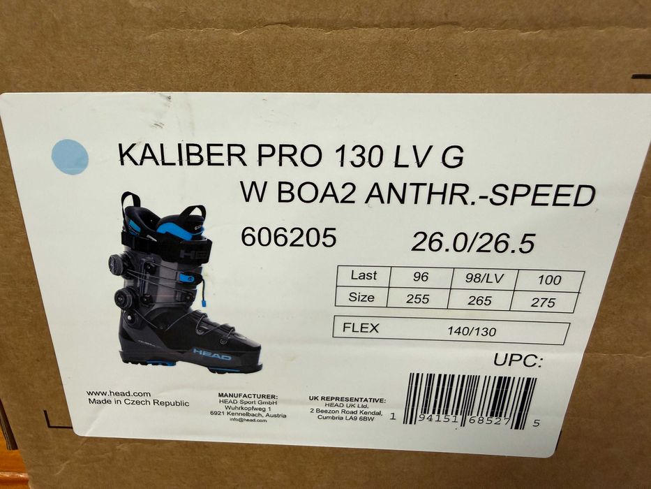 clapari test head kaliber 130 lv g boa2 mondo 26.0/26.5 europa 40,5/41