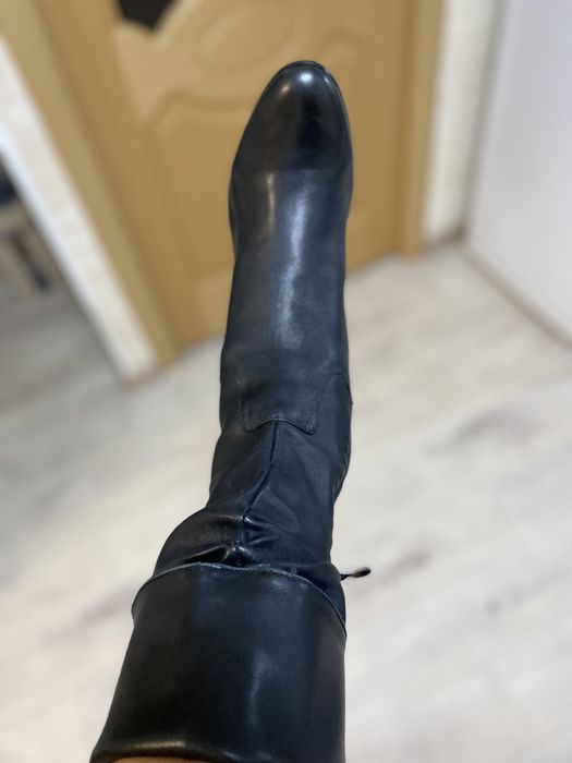 Кожанные сапоги