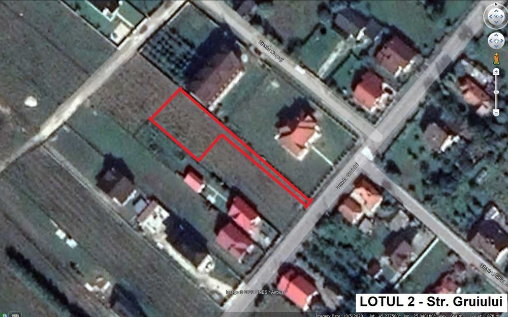 Teren de vanzare 1071 mp, Campulung, Arges