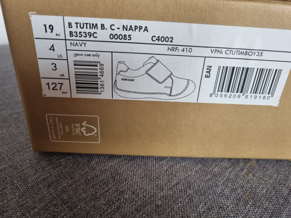 Adidasi piele Geox, 19