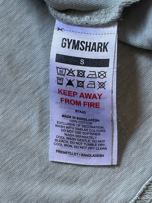 Gymshark Legacy рядка тениска / потник S