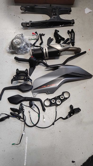 Carene scarite ghidon KTM 125 Duke 390 Duke 2017+