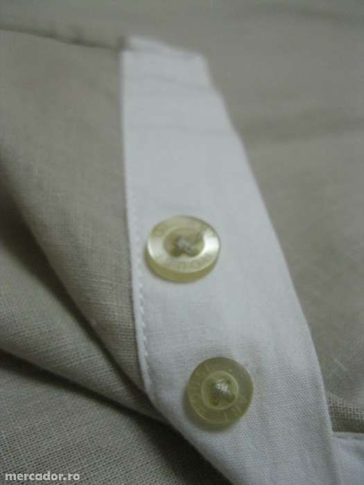 Camasa din in pentru barbati (maneca scurta)