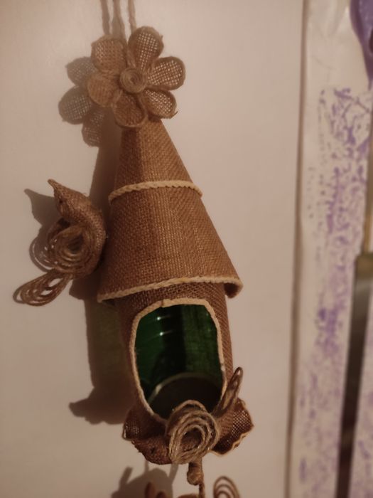 Скворечник подвесной из джута