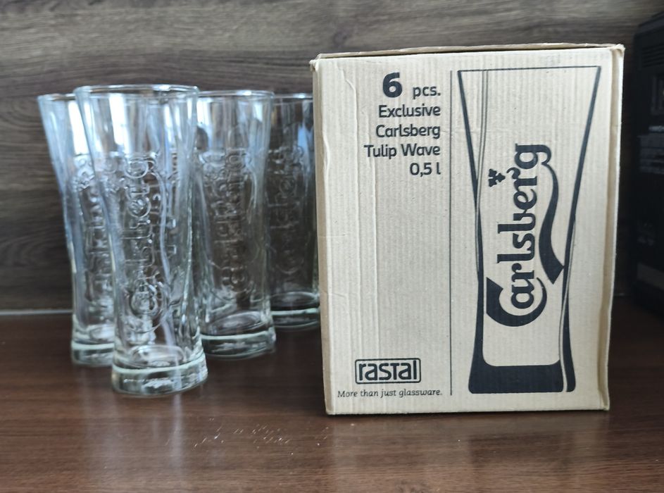 TUBORG / CARLSBERG - Нови Чаши за Бира