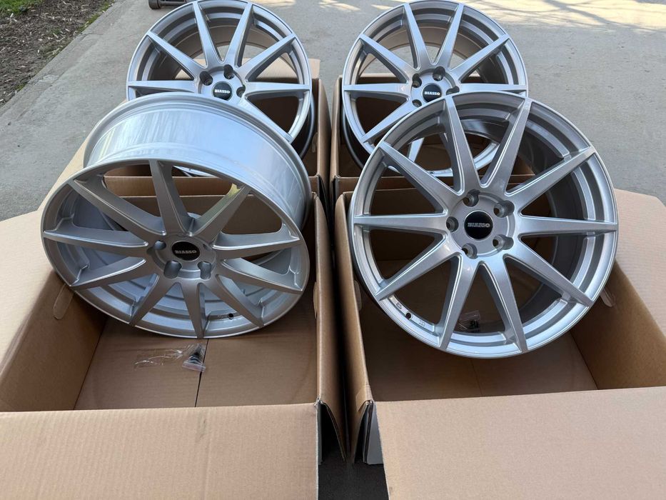 4 бр. чисто нови алуминиеви джанти BIASSO 19'' 5x112 , ф66.6 ,ET32, 8J