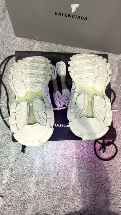 balenciaga track white led 43