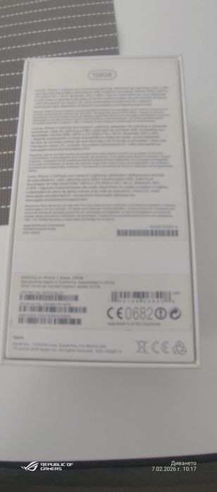 iPhone 7 black 128GB