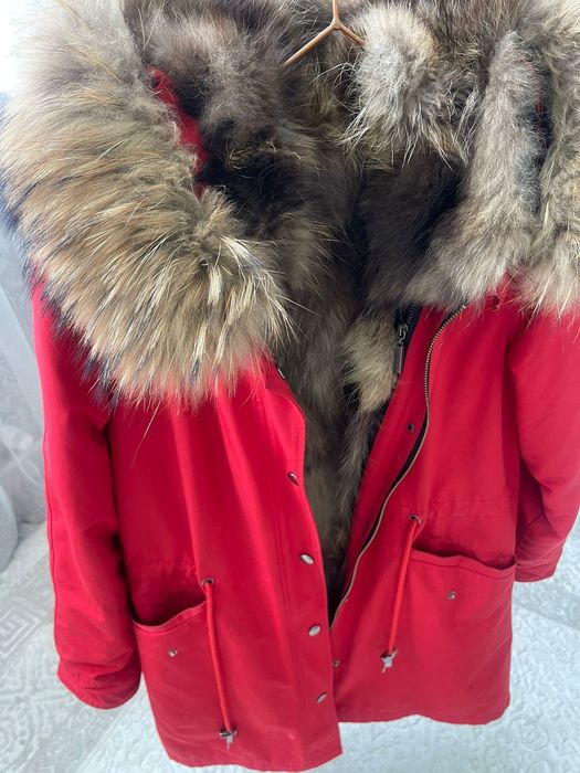 Парка мех оригинал продам