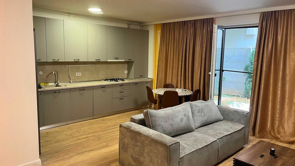 Inchiriez apartament cu 2 camere 59 mp + curte 31mp, in Pipera, cartier MTM, rond OMV