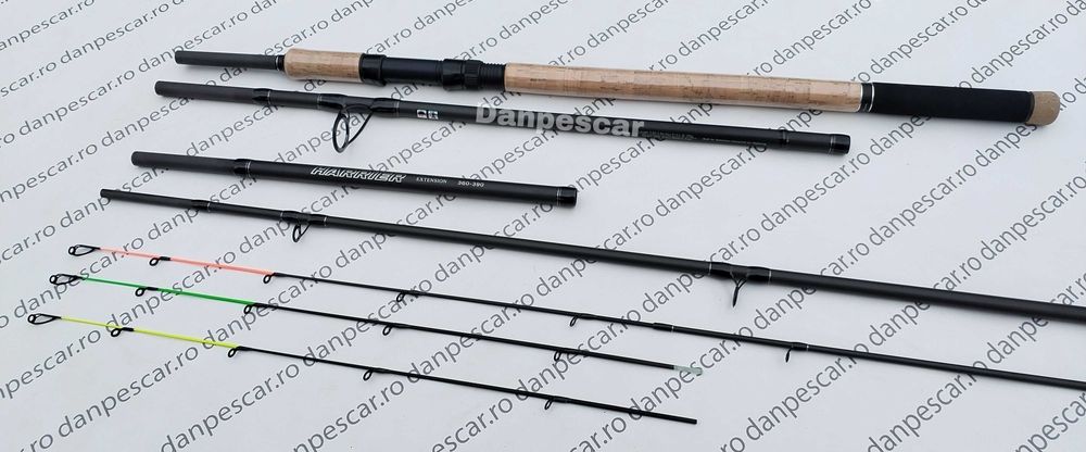 SET FEEDER Lanseta Harrier EXTENSION 3.60m la 3.90m cu Mulinetă PF6500