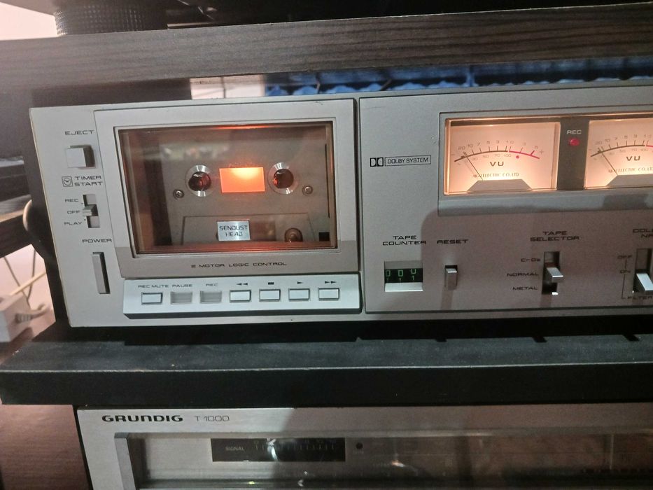 pick-up technics SL 1600Mk2,casetofoane deck akai,jvc