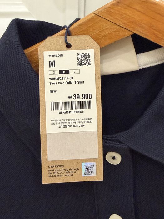 Женское кроп-поло WHO.A.U Steve Bear оригинал