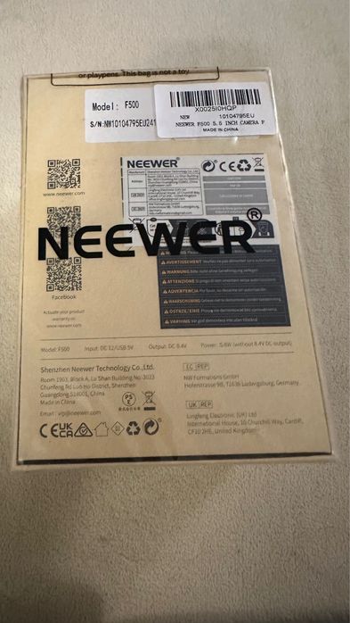 Monitor tactil camera Neewer F500 nou sigilat