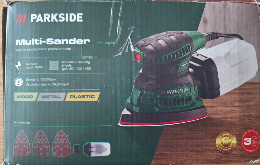 Накрайници за фин мултишлайф Парксайд  пенташлайф стяги такер Parkside