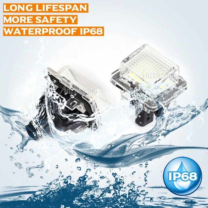 Set lampi LED numar Mercedes Benz C CLA CLS E ML W204 W205 W212 W218