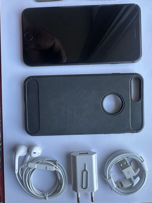 КАТО НОВ !!! iPhone 8 Plus - 64GB - черен - НОВА БАТЕРИЯ !!!