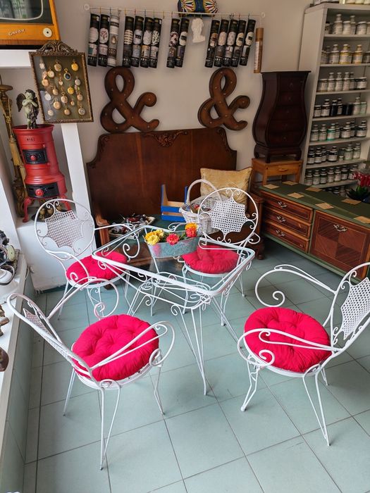 Градински комплект ковано желязо