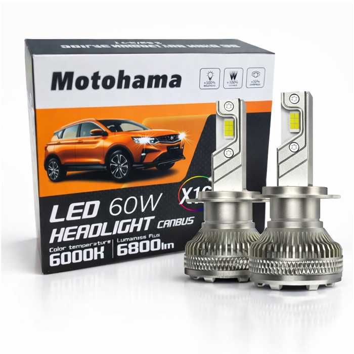 Диодни-LED крушки Мотохама  - H7 - 12V