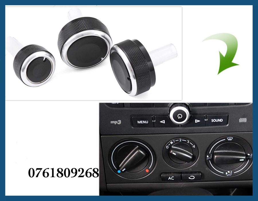 Butoane metalice AC VW Golf 4 Bora Polo Passat B5 Skoda Octavia 1