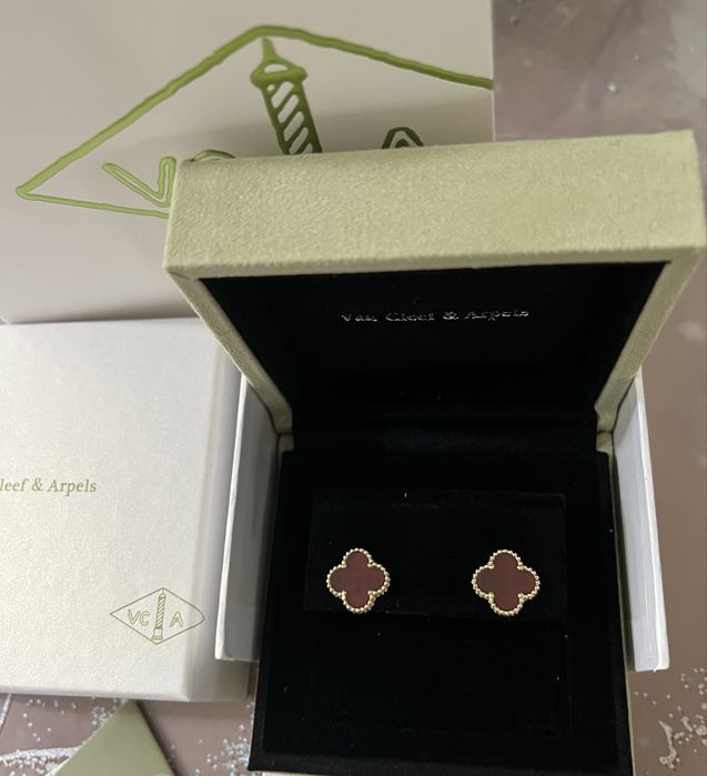 Van cleef серьги 1:1 Золото 585 проба.