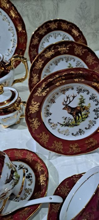 Чехословакия оргинал чайный сервиз на 6 персон