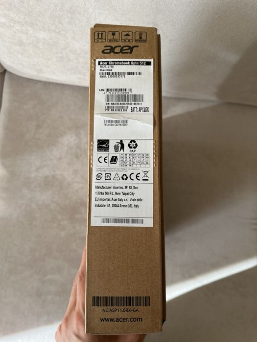 Лаптоп Acer Chromebook Spin 512 (R852T-C73W)