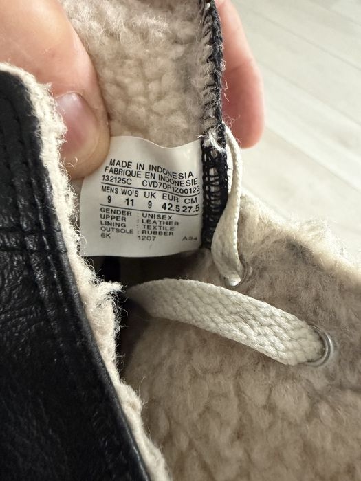 CONVERSE bascheti piele imblaniti mar.42,5 27,5 cm