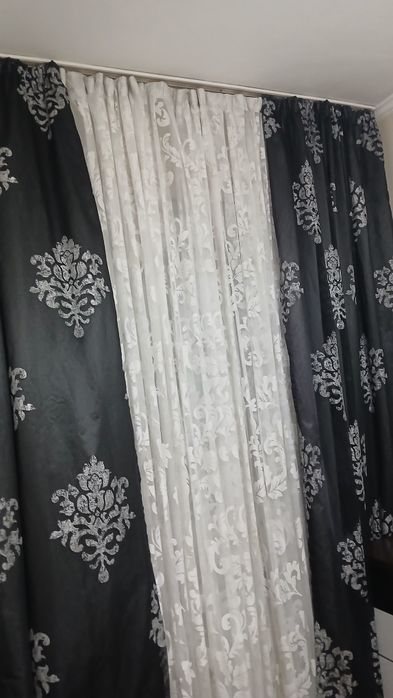 Необычные двойные шторы Турция