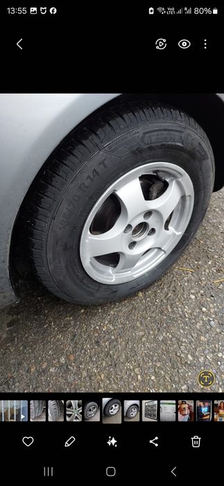 Aлуминиеви джанти с гуми Barum 14*дот 21