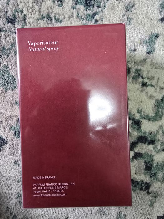 Parfum Maison Francis Kurkdjian Paris - Baccarat Rouge 540 extract 70m