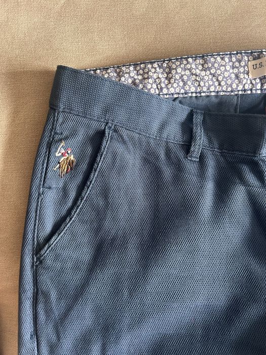 Мъжки панталон U.S.Polo Assan 32размер, син цвят