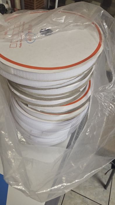 Scai velcro alb, 10 role/20mm si 25mm