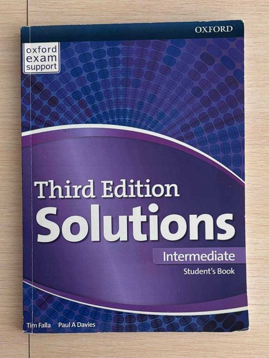 Third edition Solutions Intermediate student's book & workbook