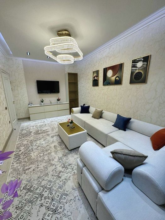 -НОВОСТРОЙКА 3/7/8 РАЗДЕЛКА 70м² ЕВРО Мебель+Тех Чиланзар-8 Продаётся