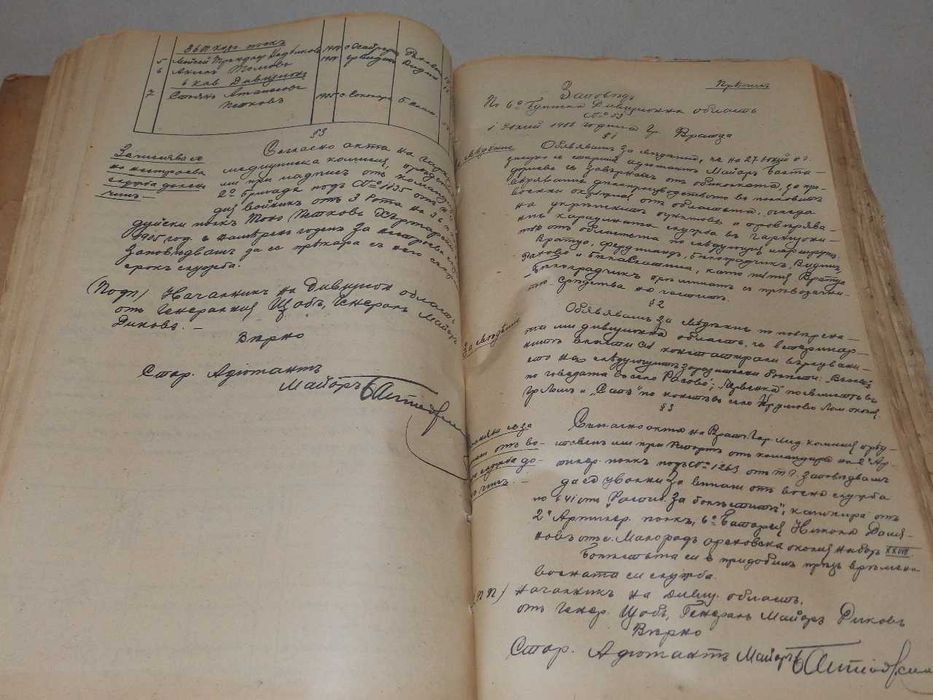 Книга със заповеди по дивизионна област за 1905 година