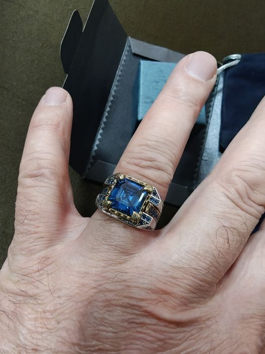 Мъжки сребърен пръстен 925