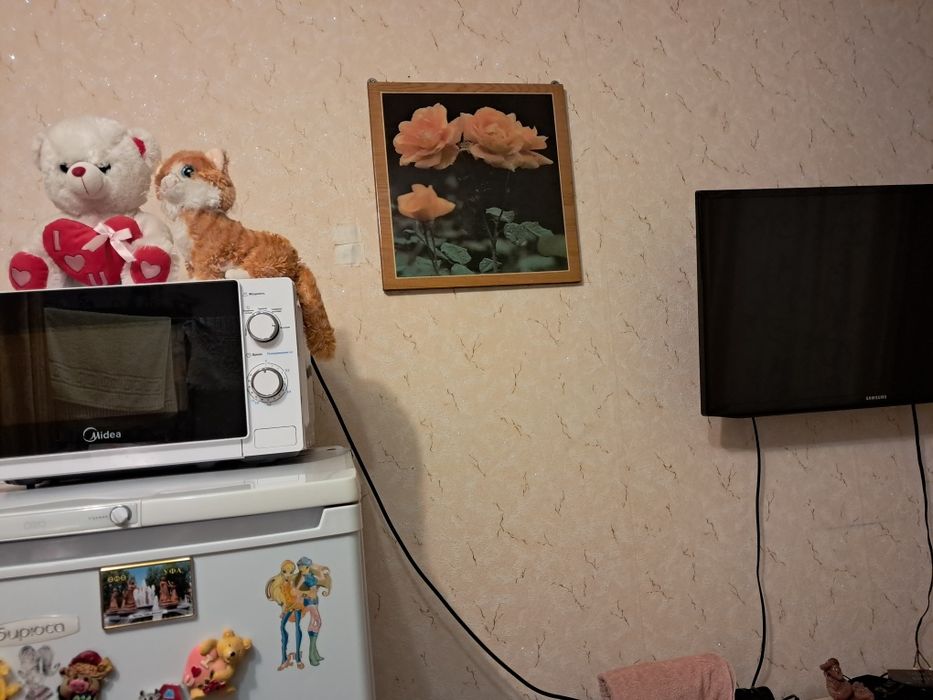 Картина 42×43 жёлтые розы